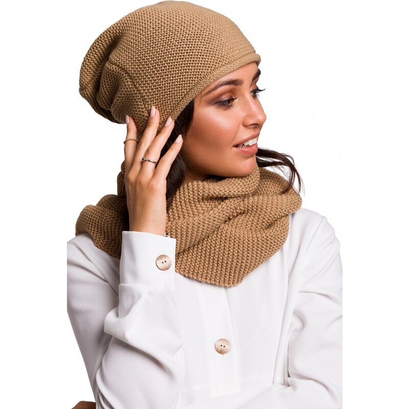 BeWear BK044 Čepice s kapucí - karamelová 60509751