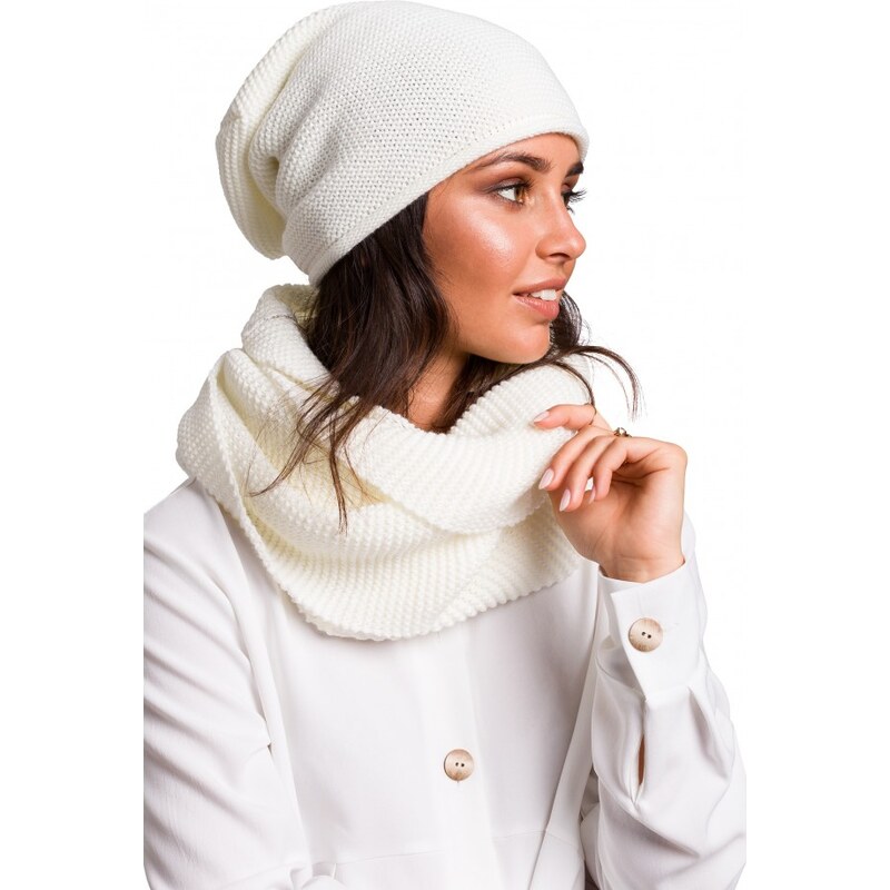 BeWear BK044 Slouchy čepice - ecru 60509752