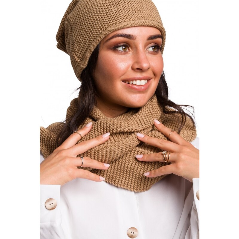 BeWear BK042 Kruhová šála - karamelová 60509743