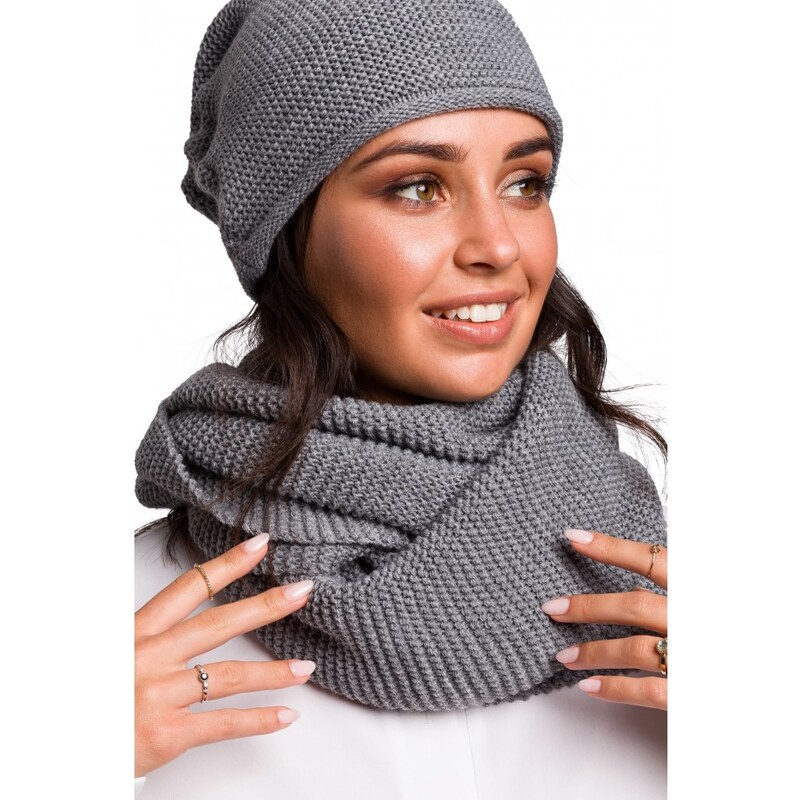 BeWear BK042 Kruhová šála - šedá 110755489
