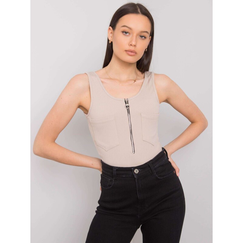 Italy Moda Top-DHJ-TP-13287.36P-Beige