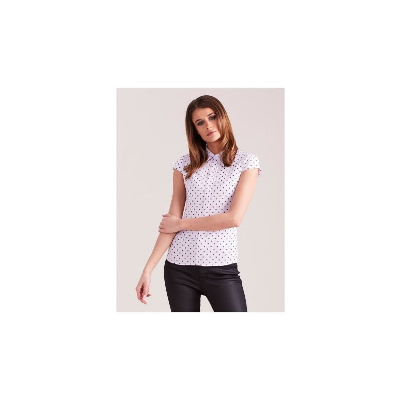 Dámská halenka s puntíky 9058 - FPrice 113503076