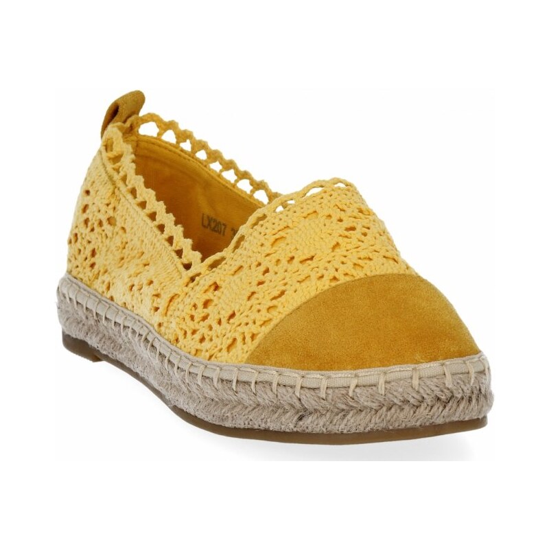 dámské espadrilky Lady Glory žlutá LX207