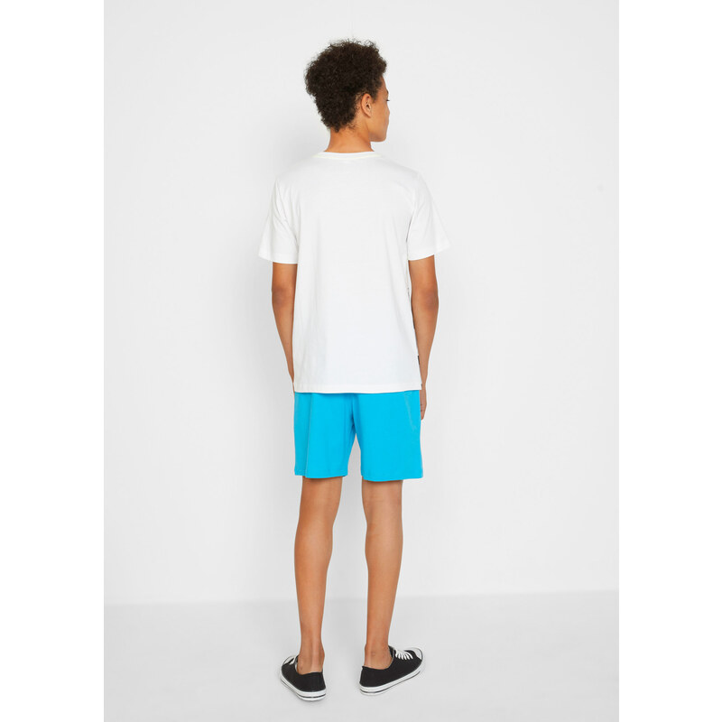bonprix Chlapecké tričko a krátké kalhoty (2dílná souprava) Modrá