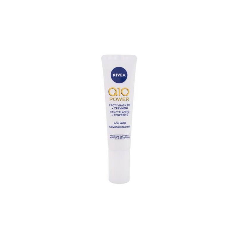 Nivea Q10 Power Anti-Wrinkle + Firming 15 ml oční krém pro viditelnou redukci vrásek pro ženy