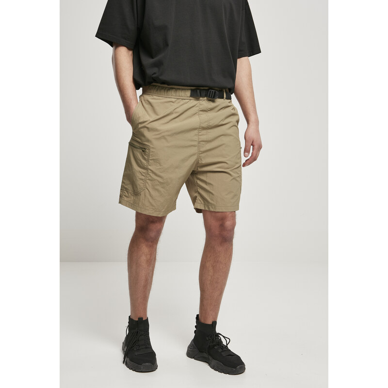 UC Men Nastavitelné khaki nylonové šortky