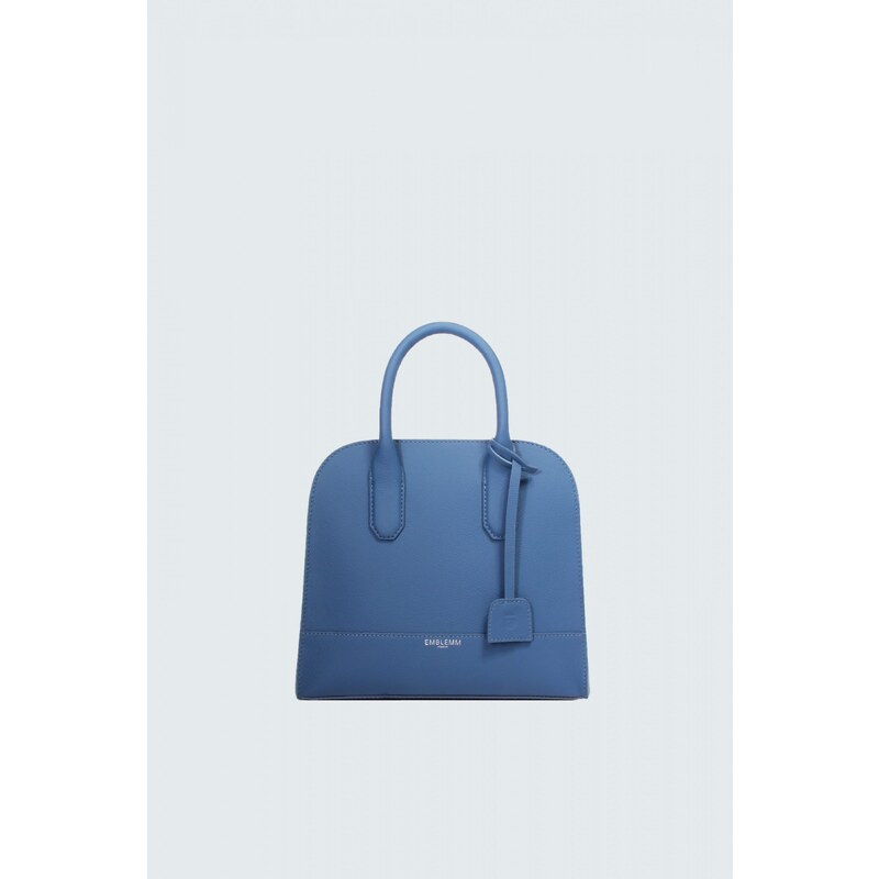 Emblemm Tone Bag Grainy Leather Blue/Silver