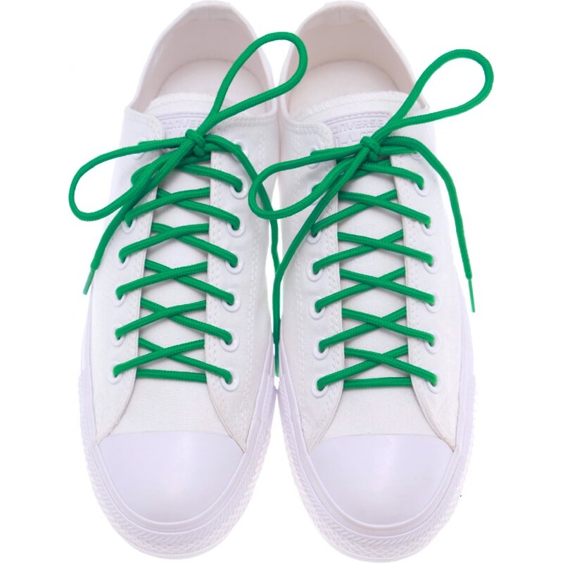 Kulaté tkaničky do bot, tmavě zelená