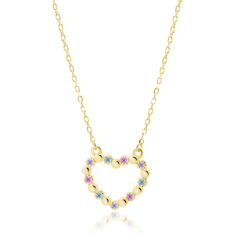 Olivie Stříbrný náhrdelník SRDCE GOLD 5195 60592201