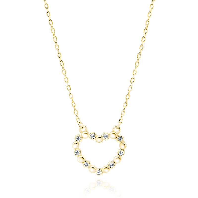 Olivie Stříbrný náhrdelník SRDCE GOLD 5209 60595589