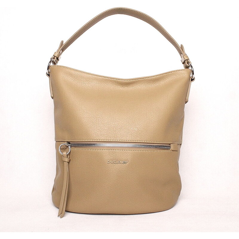 Hnědozelená (khaki) kabelka na rameno i crossbody David Jones 6518-1