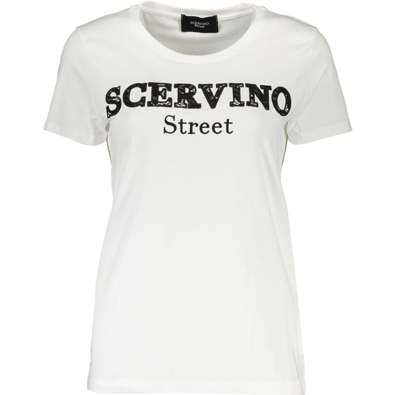Bílé triko Scervino Street s krátkým rukávem 107274220