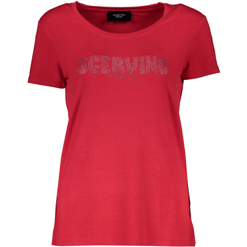 Červené triko SCERVINO STREET s krátkým rukávem 107269849