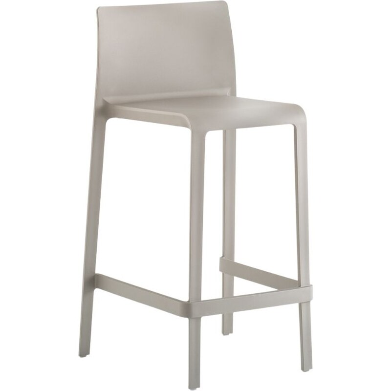 Pedrali Šedá plastová barová židle Volt 677 66 cm