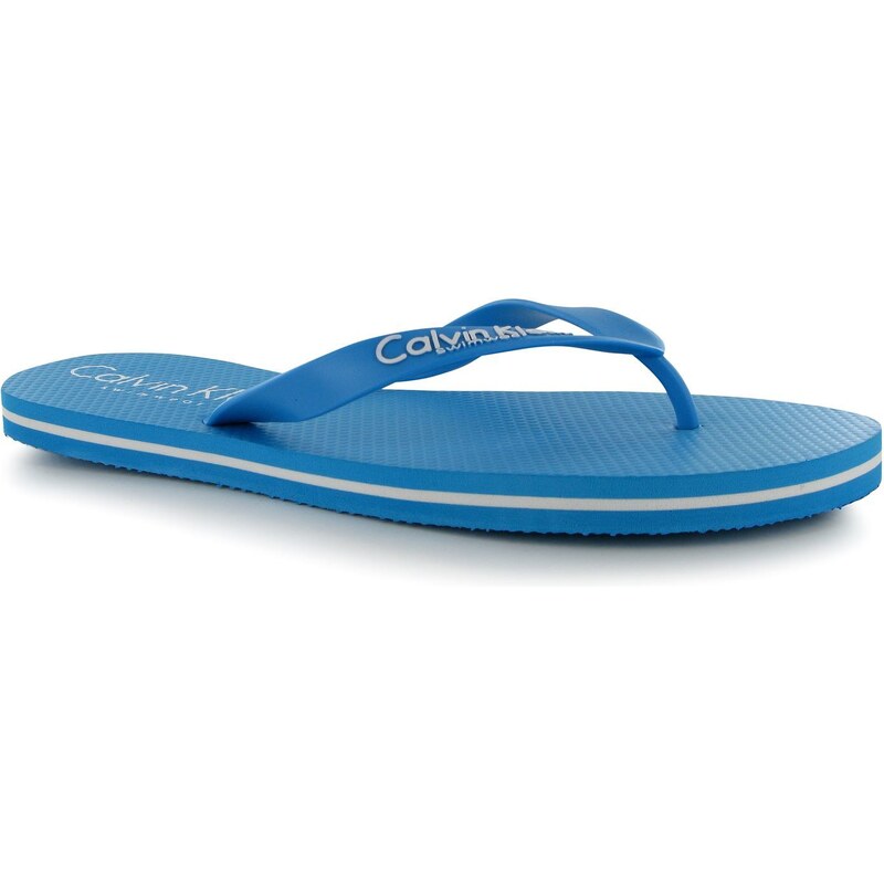 Sandály Calvin Klein Flip Flops dámské modrá XL