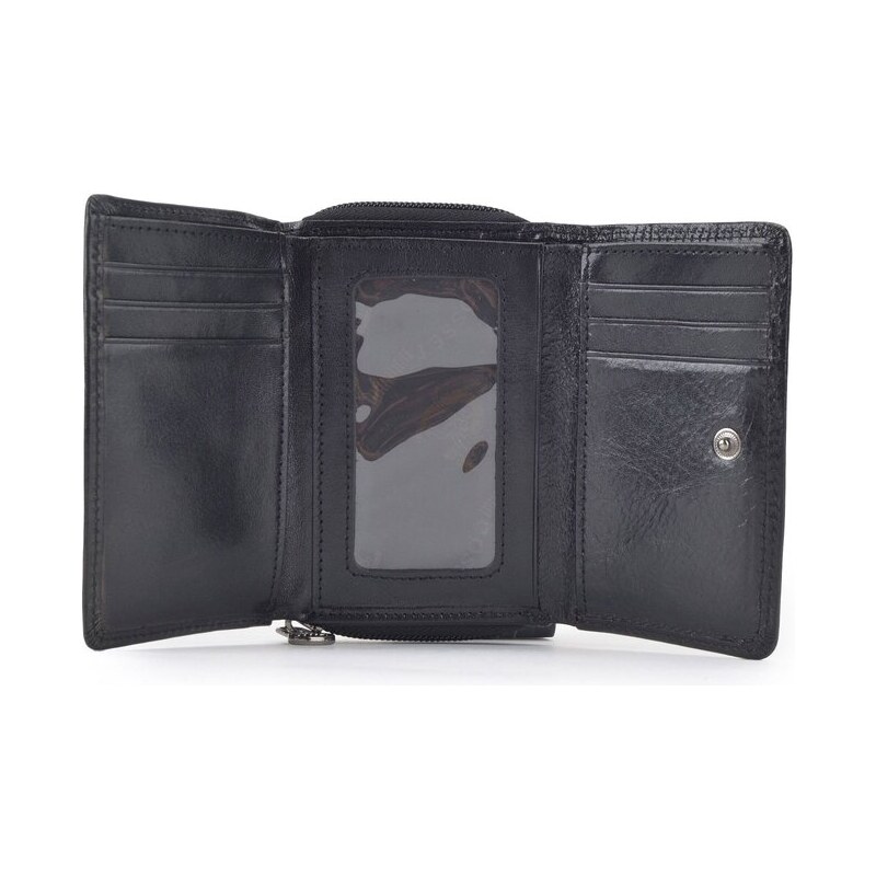 Elegantní kožená peněženka Famito 4511 černá, vel.