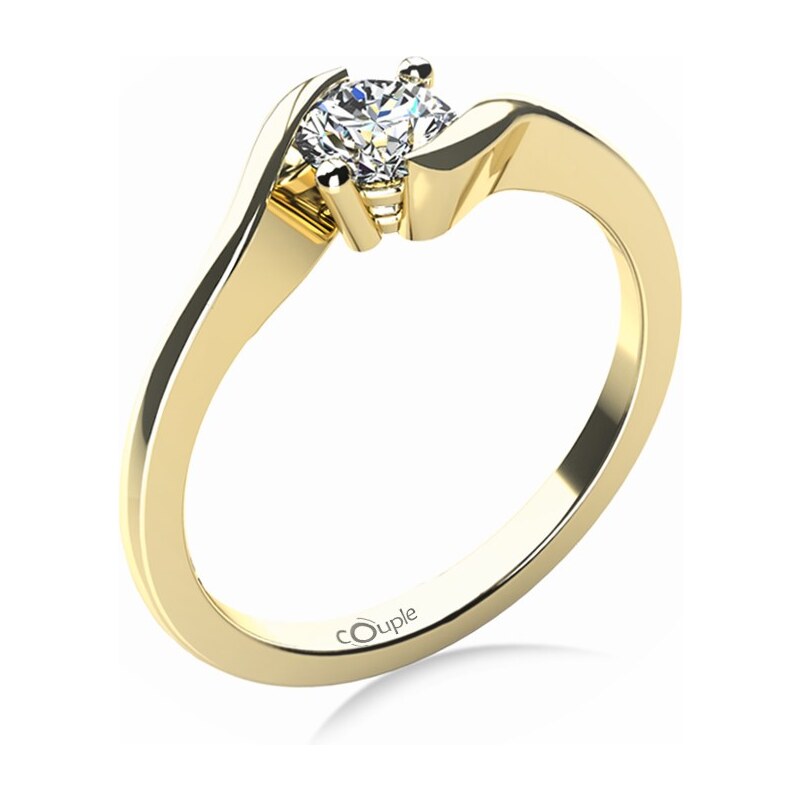 Couple Luxur Zlatý dámský prsten Tanya 6814053 Velikost prstenu: 53