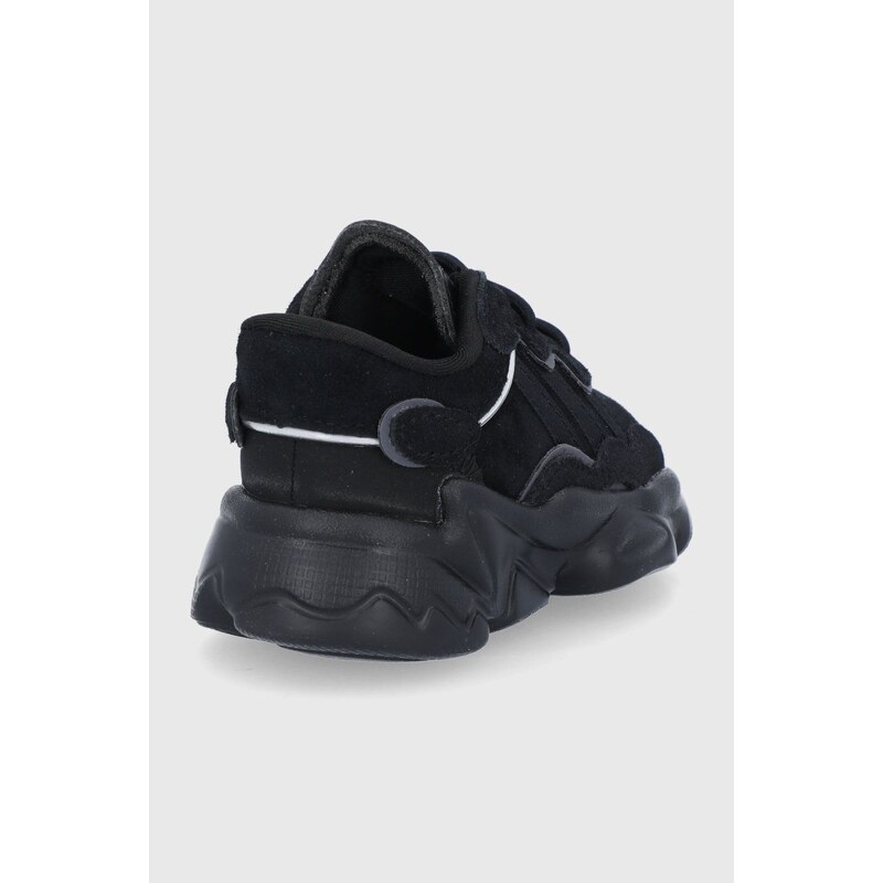 Dětské boty adidas Originals EF6300 černá barva