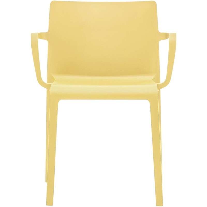 Pedrali Žlutá plastová jídelní židle Volt 675