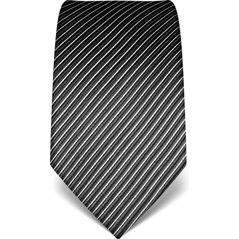 Luxusní kravata Vincenzo Boretti 22000 - černá, antracitová