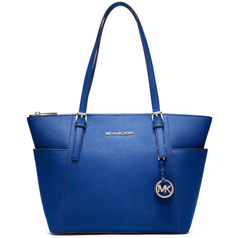 Kabelka Michael Kors jet set logo saffiano sapphire