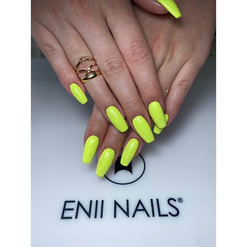 ENII NAILS Lux gel lak 41 Neon Yellow 11 ml