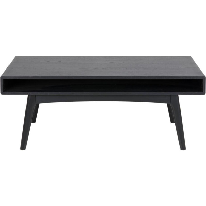 Scandi Černý dubový konferenční stolek Aiko 130 x 70 cm