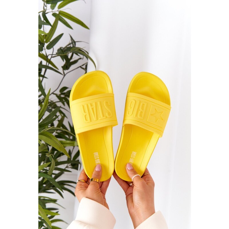 BIG STAR SHOES Women's Slippers Big Star HH274A040 Yellow