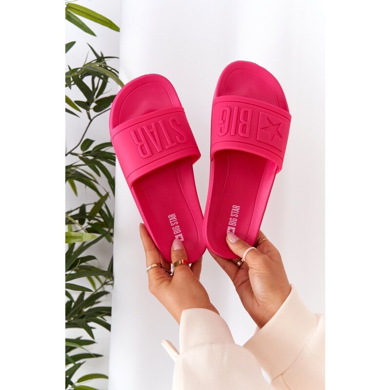 BIG STAR SHOES Women's Slippers Big Star HH274A039 Fuchsia