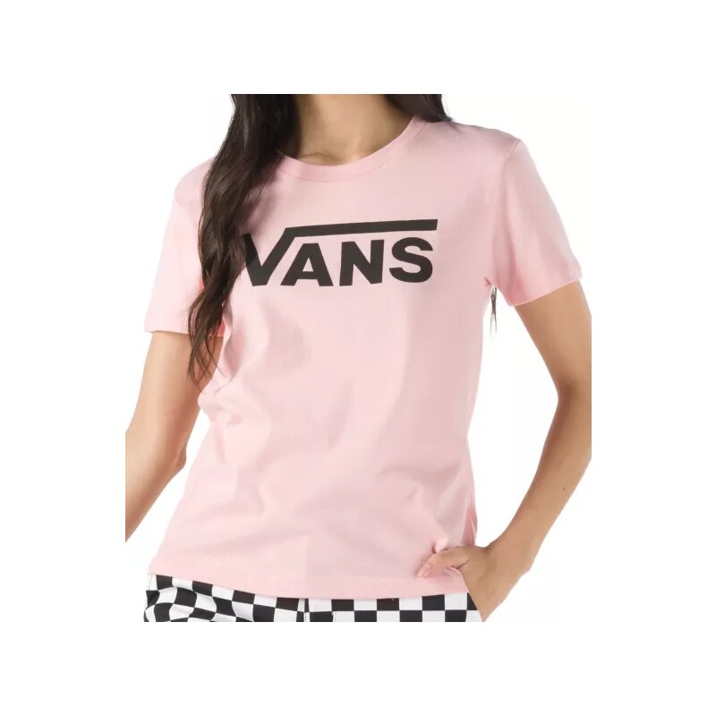 Tričko Vans Flying V Crew powder pink