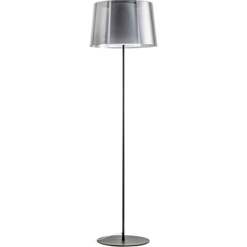 Pedrali Černá kovová stojací lampa L001ST/BA 180 cm