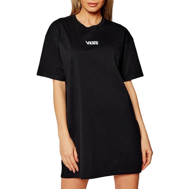 ŠATY VANS CENTER VEE TEE - černá - 60721917