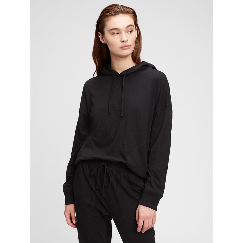 GAP Pyžamový top slub jersey hoodie - Dámské