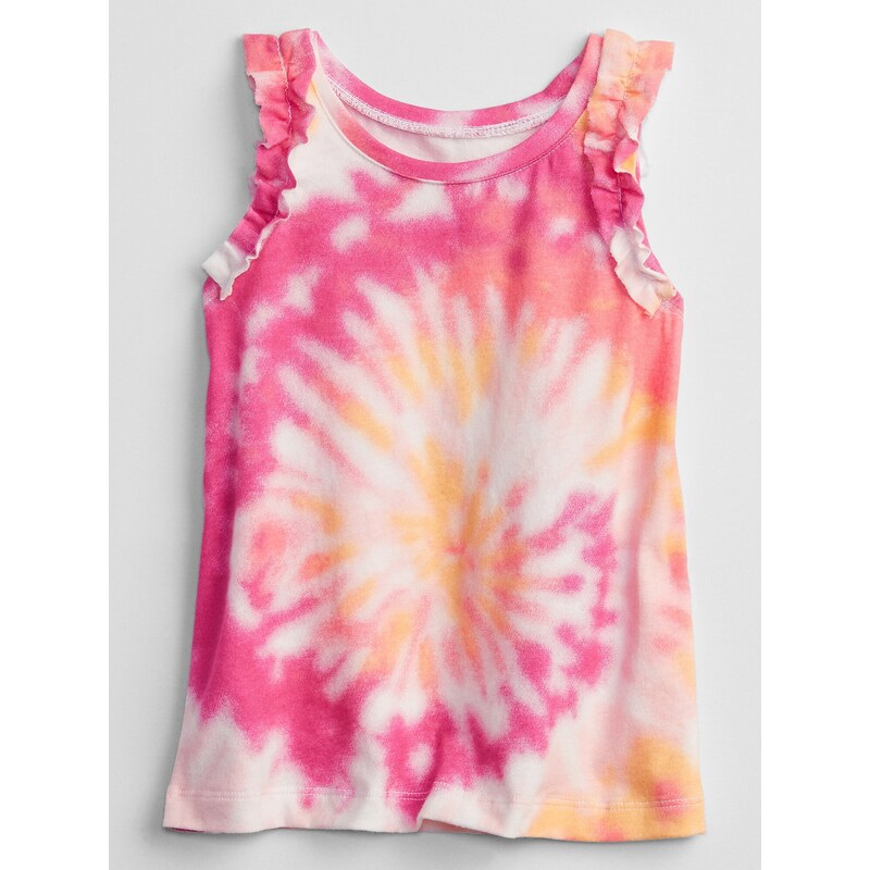 GAP Dětský top ruffle tank - Holky