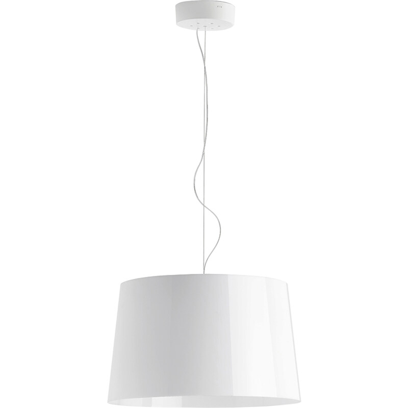 Pedrali Bílé závěsné světlo L001S/B 52 cm