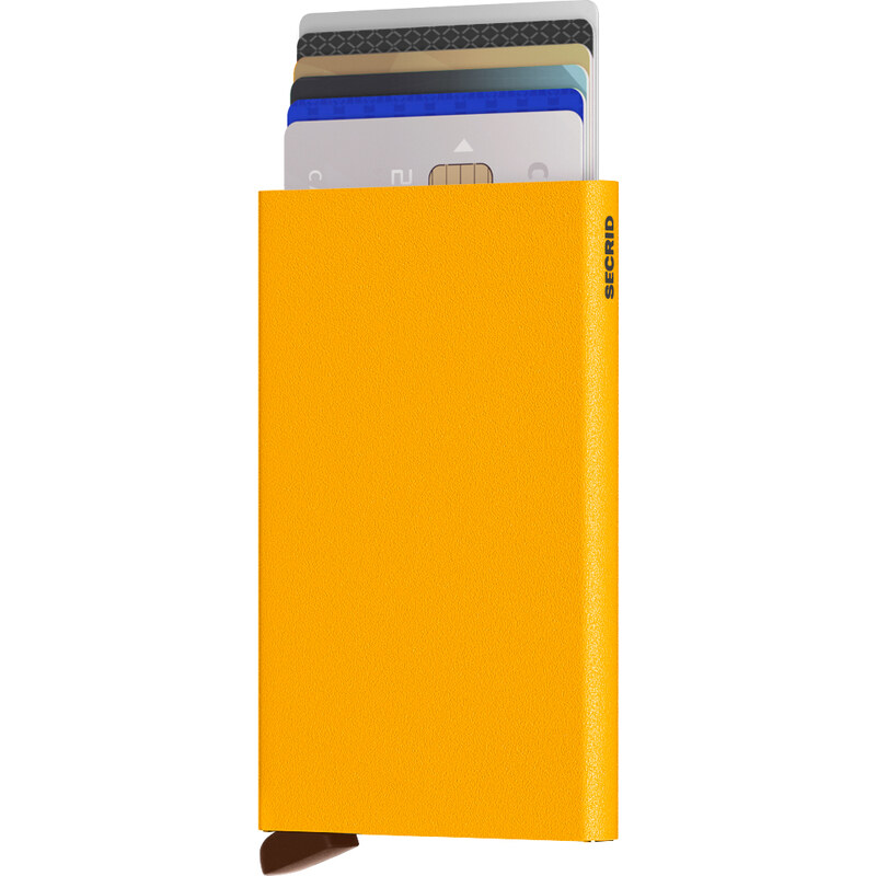 Kovové pouzdro na karty SECRID Cardprotector Powder Ochre