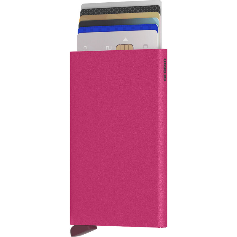Kovové pouzdro na karty SECRID Cardprotector Powder Fuchsia