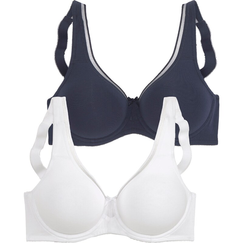 PETITE FLEUR Minimizer marine modrá / bílá