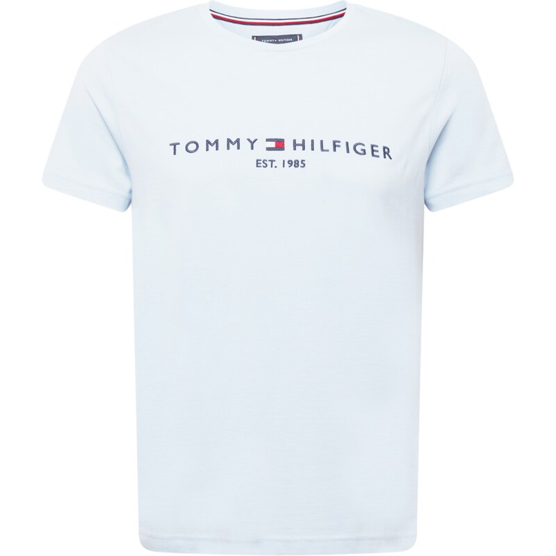 TOMMY HILFIGER Tričko Logo Embroidery Slim námořnická modř /