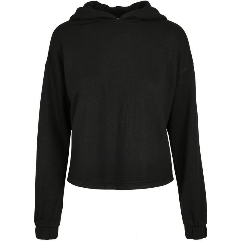 URBAN CLASSICS Ladies Oversized Shaped Modal Terry Hoody - black