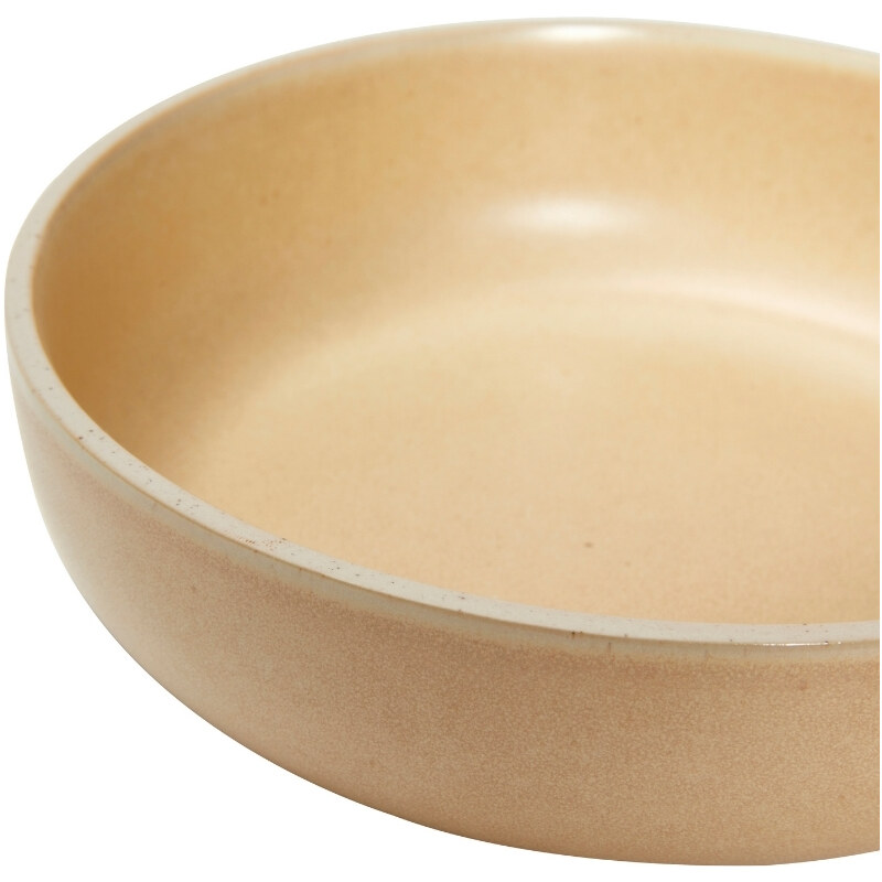 Sada pískově hnědého keramického nádobí Hübsch Dawn, 3 ks