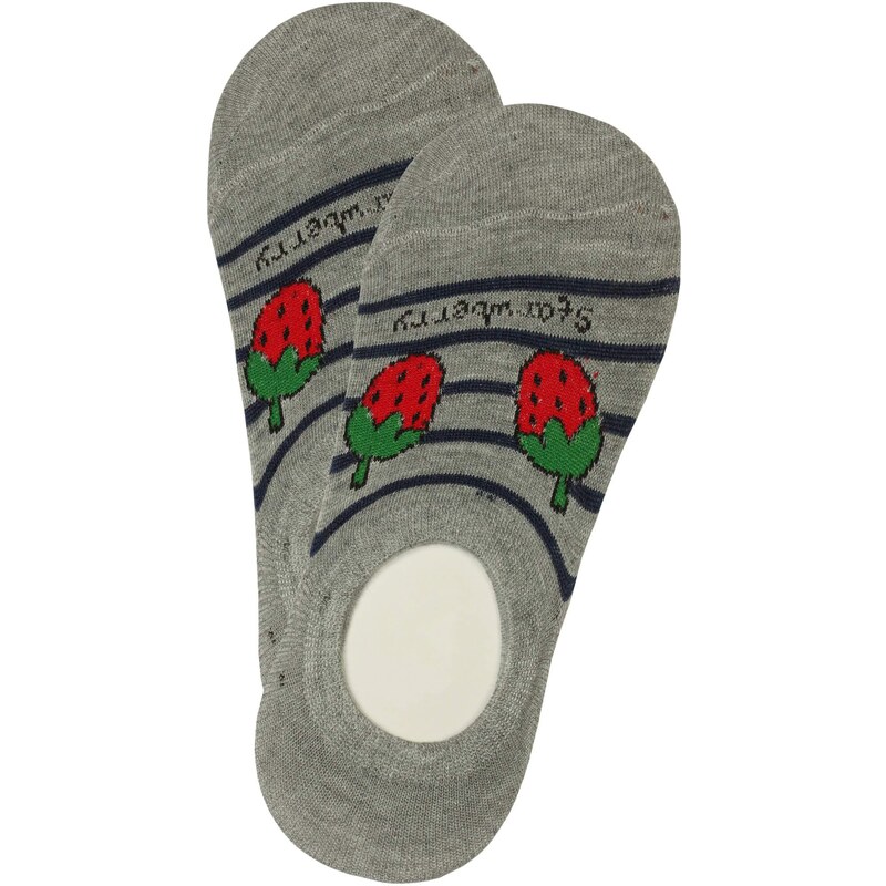Pesail Dámské veselé skryté ponožky s ovocem YW35 - 5bal