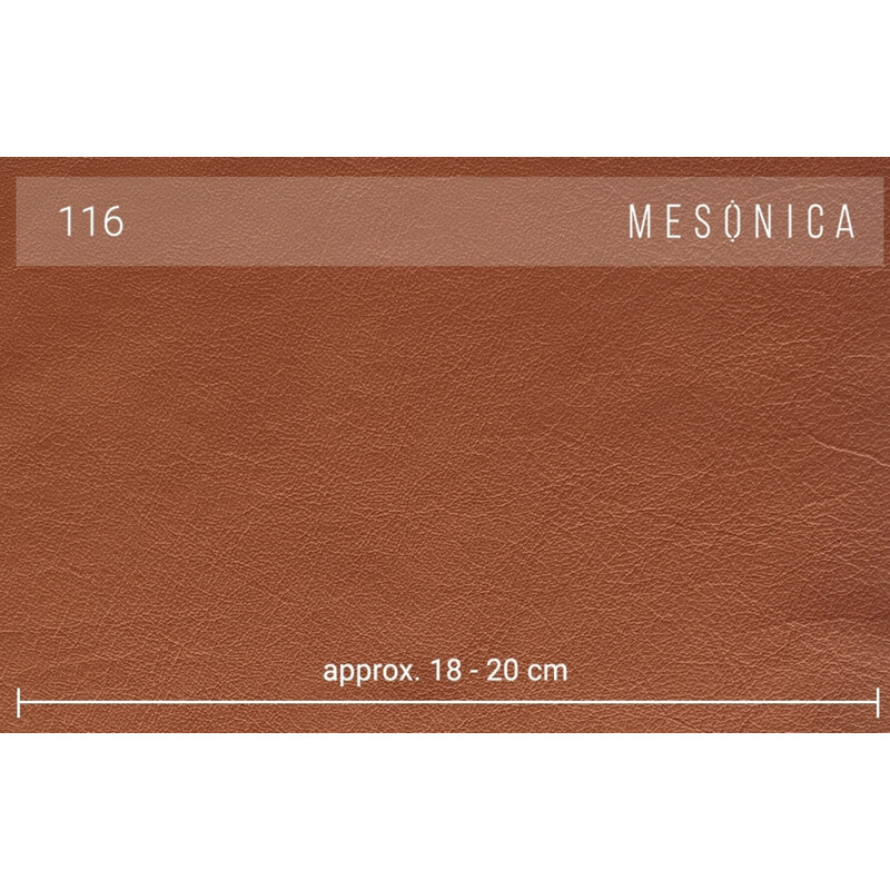 Hnědá kožená rohová pohovka MESONICA Musso Tufted, pravá, 248 cm