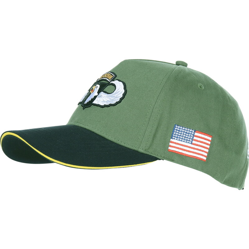 FOSTEX Kšiltovka Baseball US 101st Airborne WWII 3D zelená