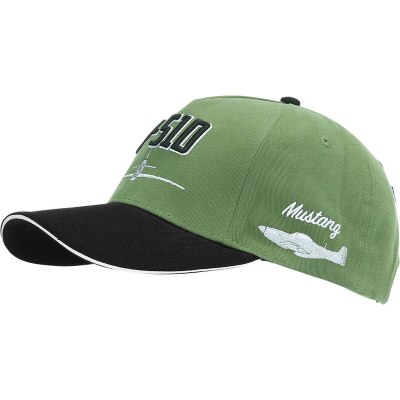 FOSTEX Kšiltovka Baseball P-51D Mustang 3D zelená
