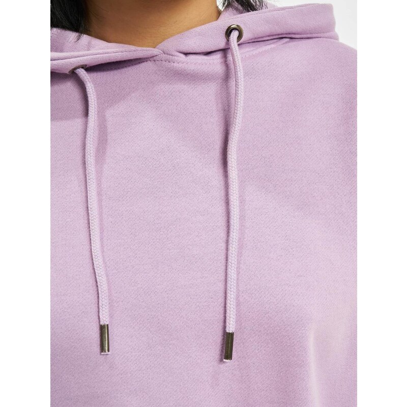 DEF Oříznutá Hoody fialová