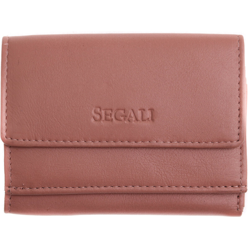 Malinká dámská kožená peněženka Segali SG1756 MINI baby pink 61080427