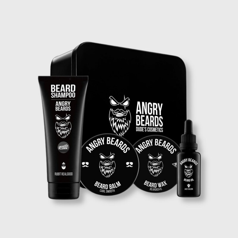 Angry Beards Saloon velká sada péče o vousy