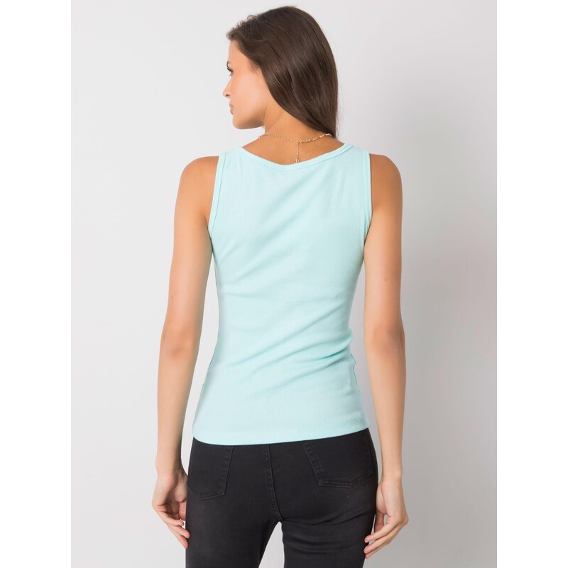 Fashionhunters Samantha mint top na zip