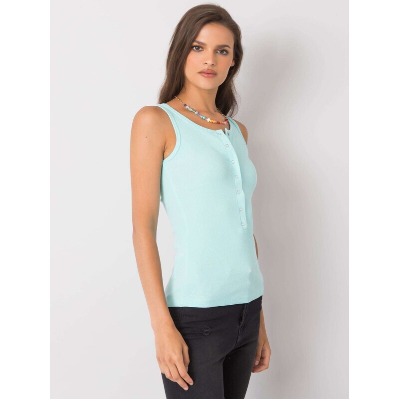 Fashionhunters Samantha mint top na zip